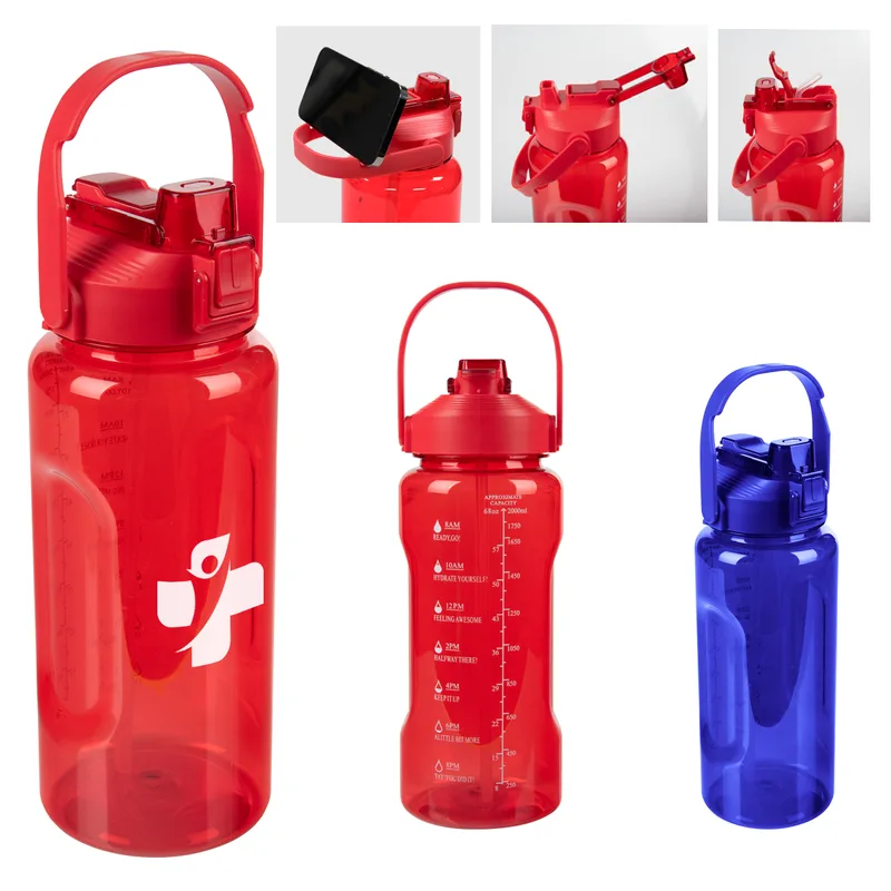 68 Oz. Motivational Water Bottle