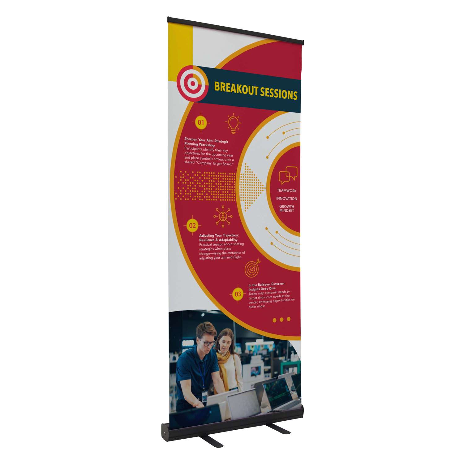31.5" Economy Retractor Kit (No-Curl Hybrid Media) view 2