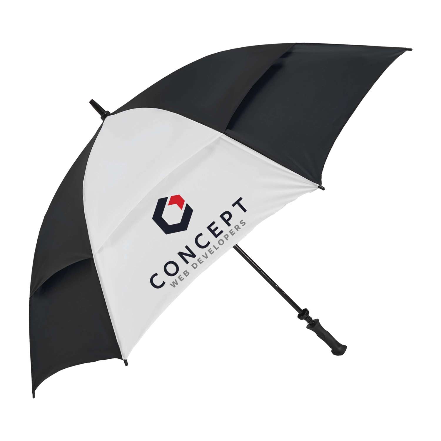 Challenger Alternating Panels Umbrella (1 Imprint) view 2