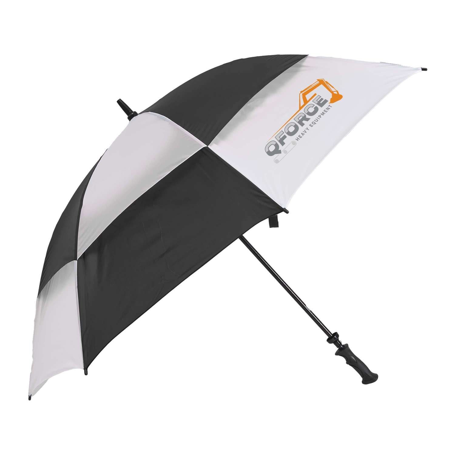 Challenger Checkerboard Panels Umbrella (2 Imprints) view 2