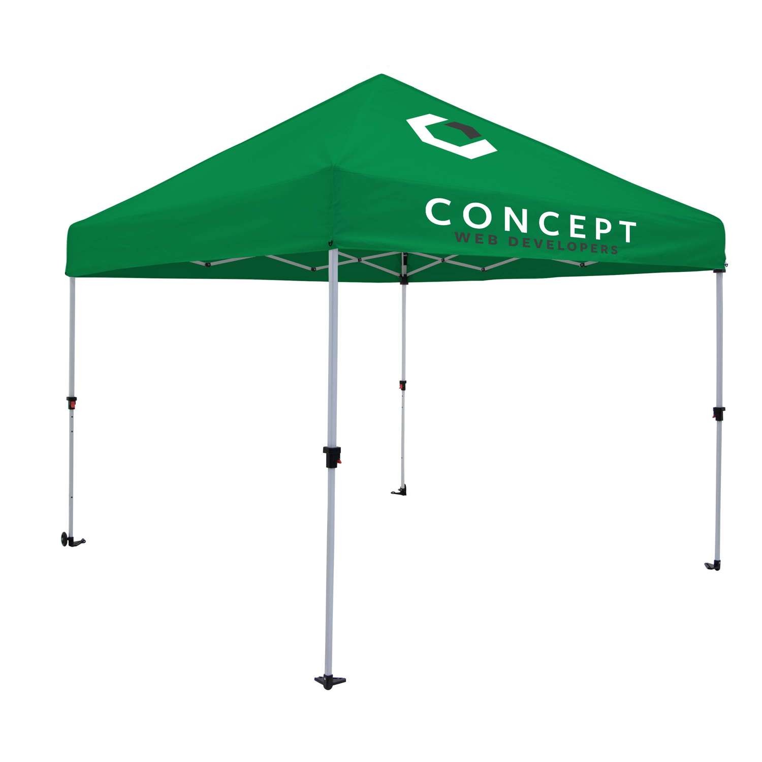 10' Omni Tent Kit (Full-Color Imprint, 2 Locations) view 2