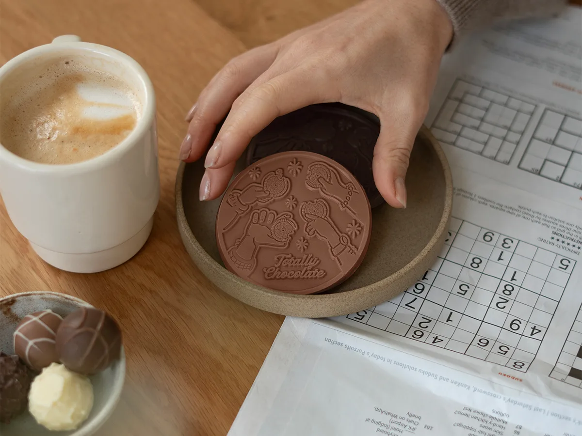Four-Bite Oreo® Cookie with Custom Engraved Chocolate (3.2 in.) view 3
