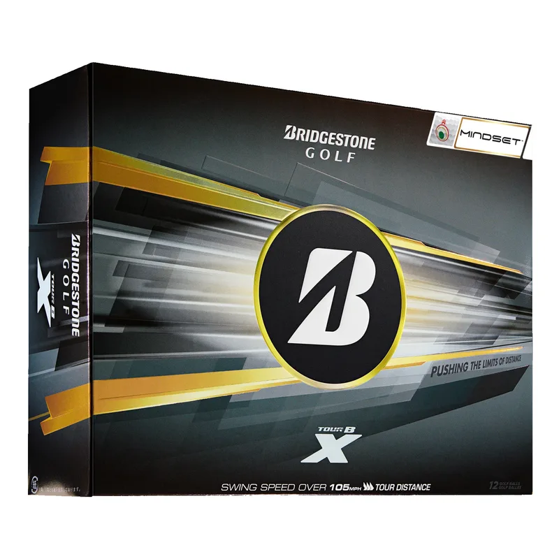 Bridgestone TOUR B X MindSet Golf Balls - White