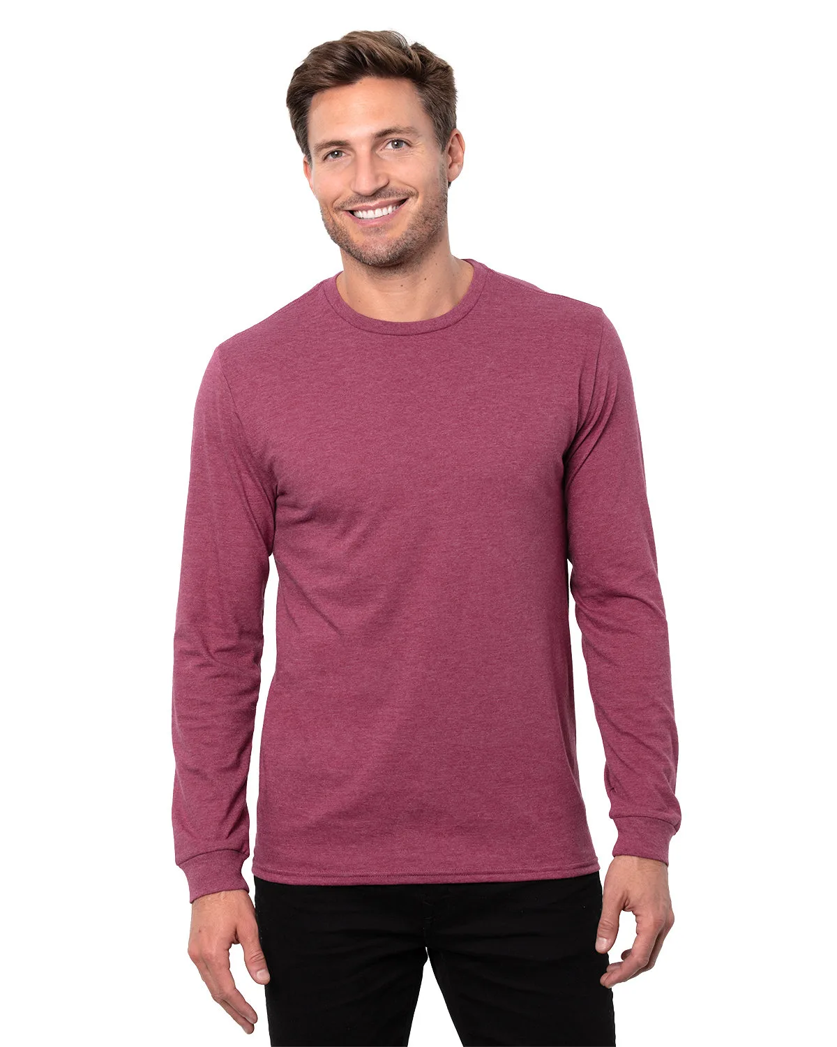 THREADFAST Epic Unisex CVC Long Sleeve T-Shirt view 3