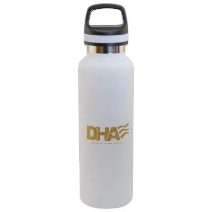 20 Oz. Satin Stainless Steel Insulated Vacuum Bottle w/Handle Lid view 5