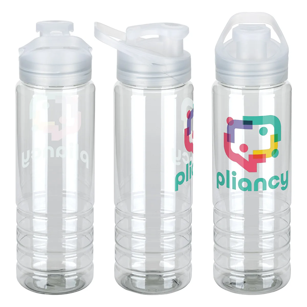 Breakaway 26 oz RPET Sports Bottle with Flip-Top Spout view 5