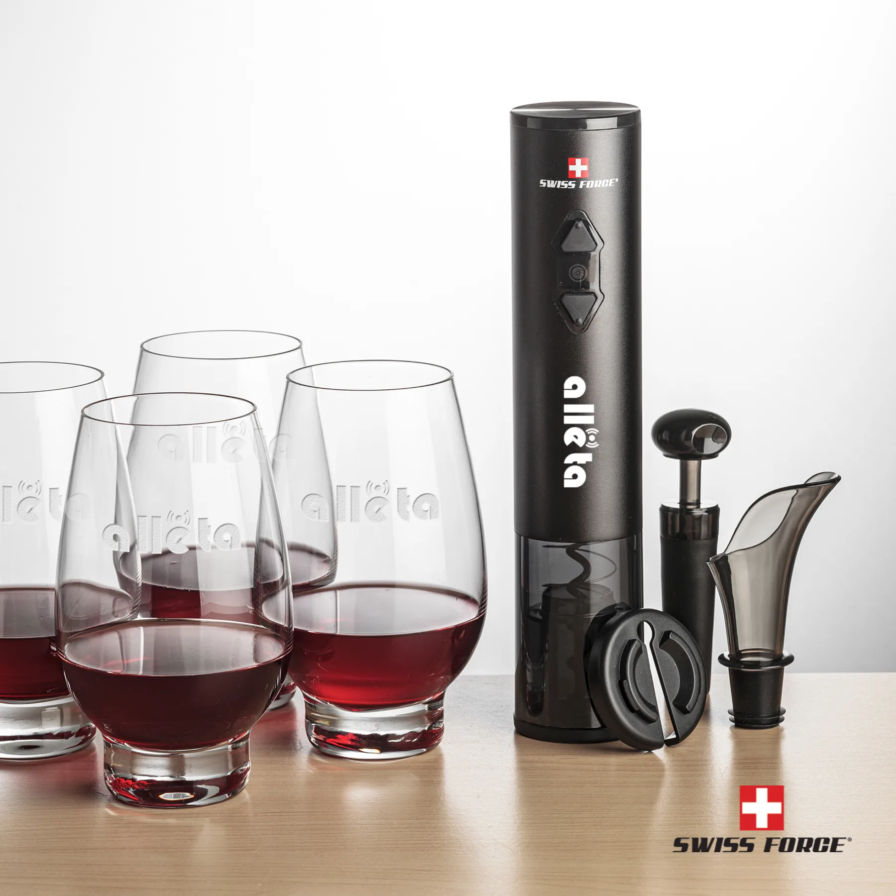 Opener & 4 Stemless