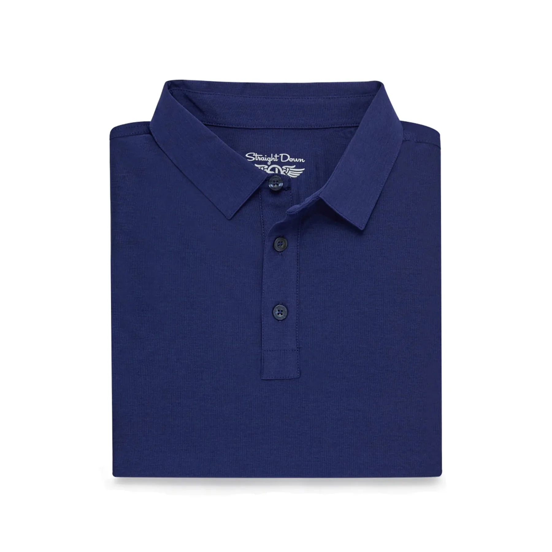 Straight Down Dodge Polo - Dark Indigo