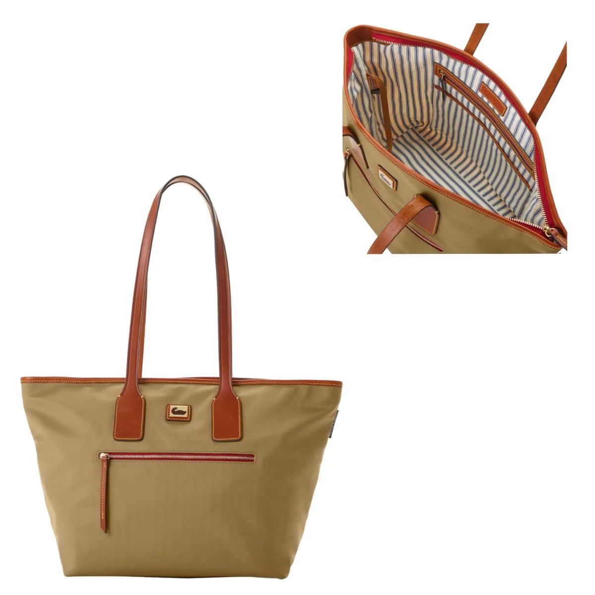 Dooney & Bourke Taupe Wayfarer Tote