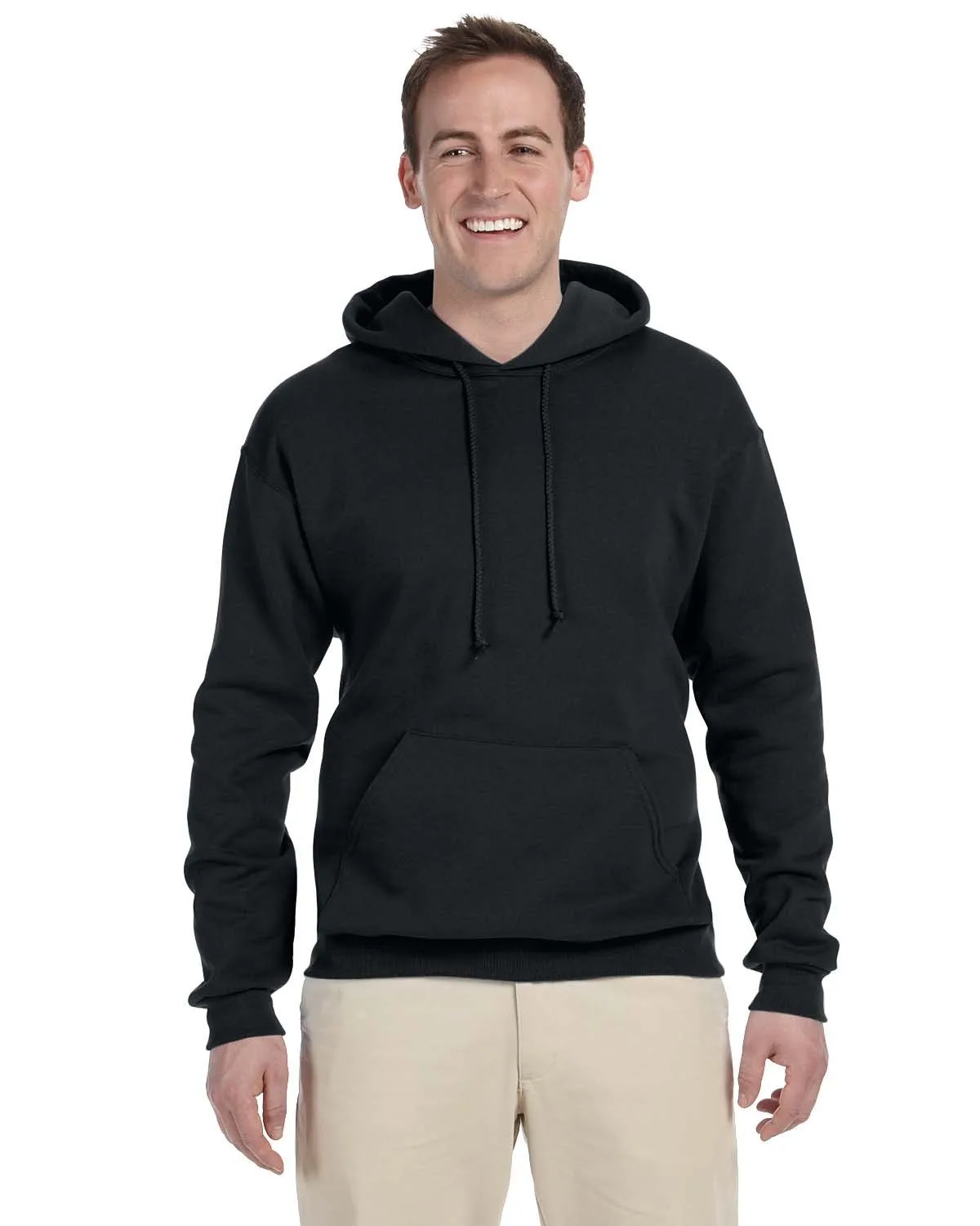 Jerzees Adult NuBlend® Fleece Pullover Hooded Sweatshirt view 3