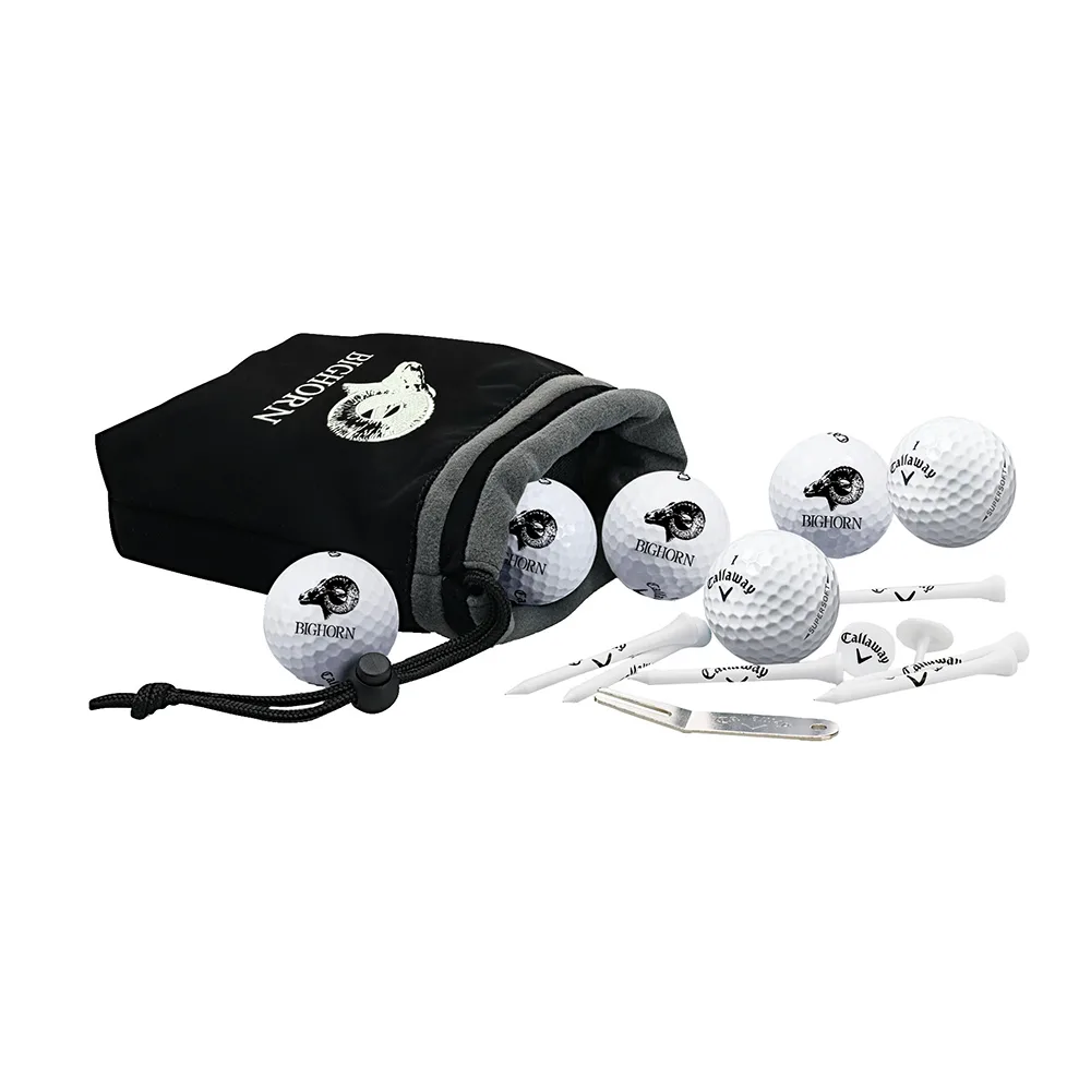 Callaway Warbird Golf Balls Six Ball Embroidered Pouch