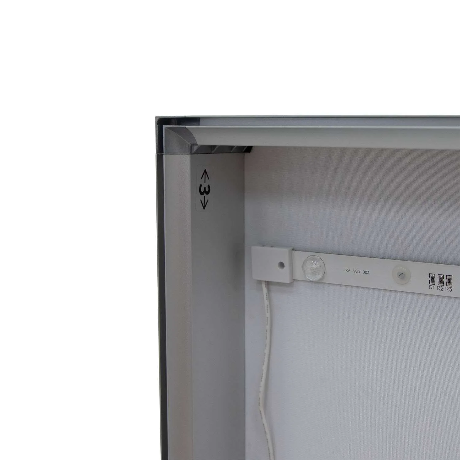 11" x 17" Standard SEG Glo Wall Mount Hardware view 6