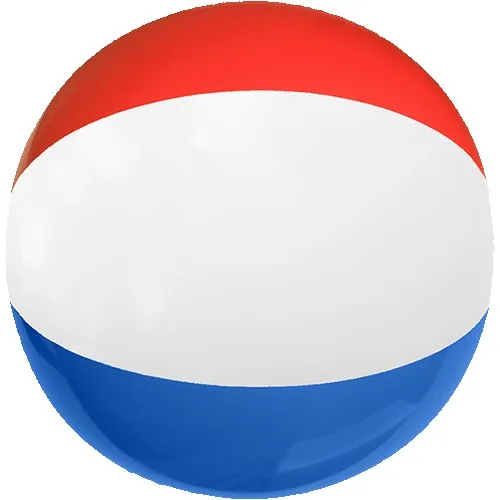 12" Red/White/Blue Beach Ball view 2