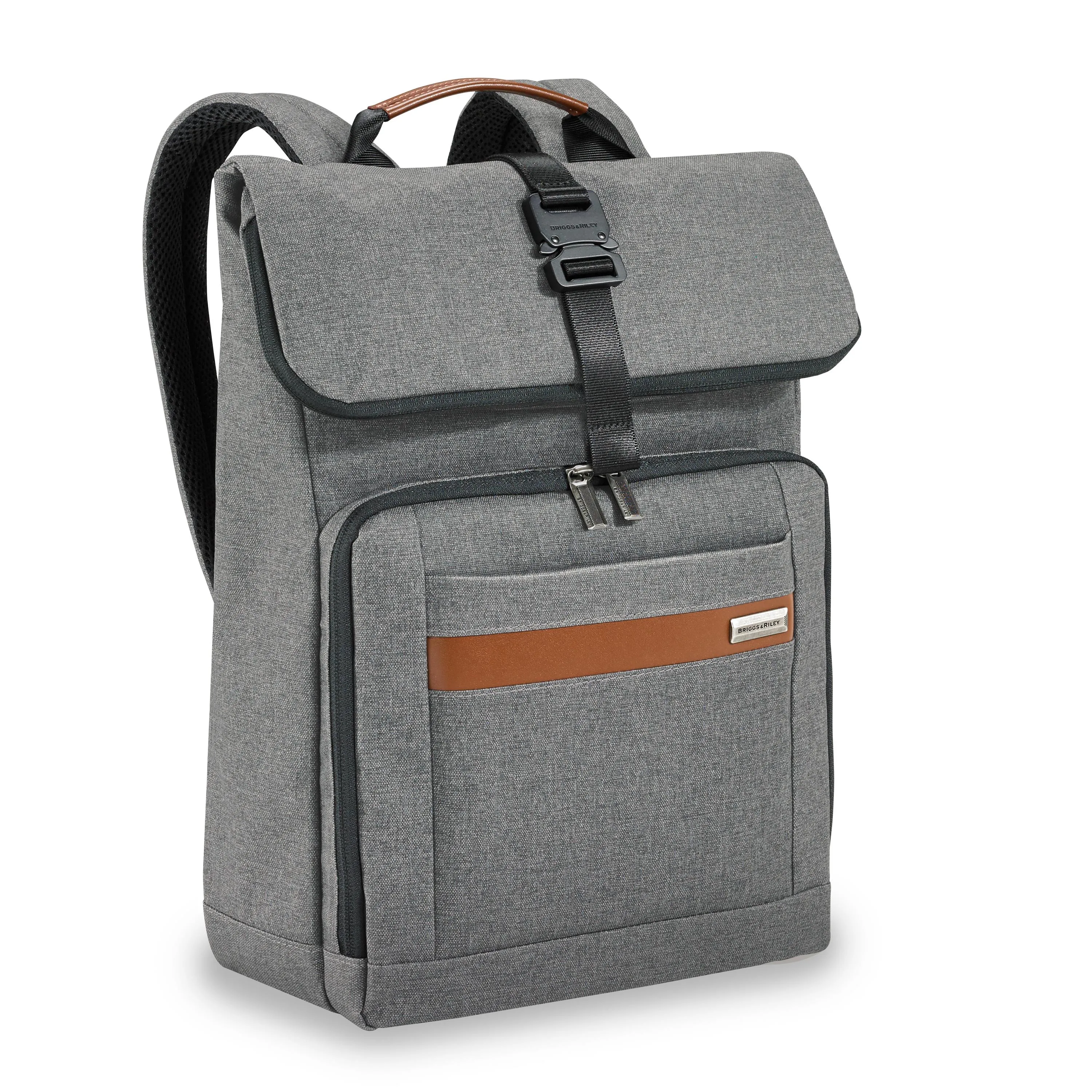 Briggs & Riley™ Kinzie Street Medium Foldover Backpack (Grey)
