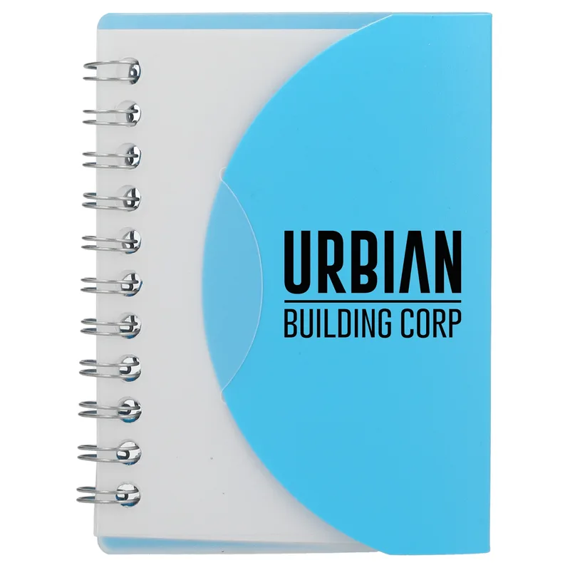 3.4'' x 4.5'' FSC® Recycled Post Spiral Notebook