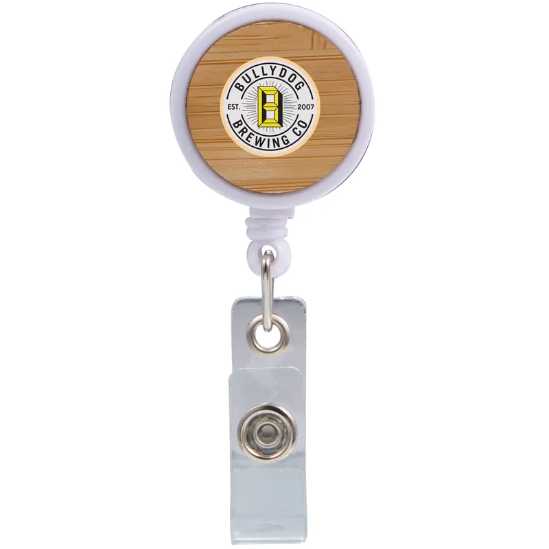 Bamboo Badge Holder