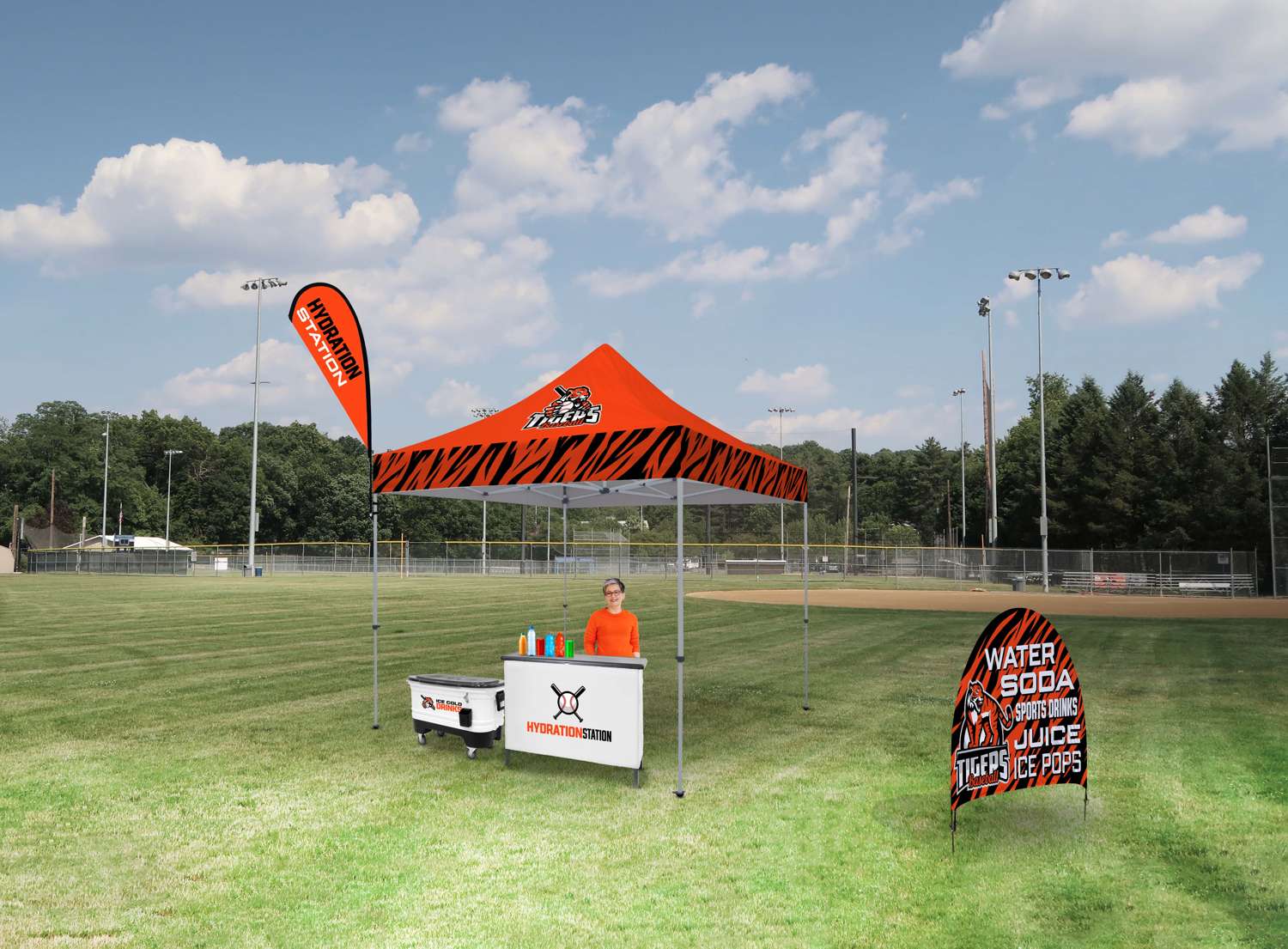 10' Deluxe Tent Kit (Full-Bleed Dye Sublimation) view 4