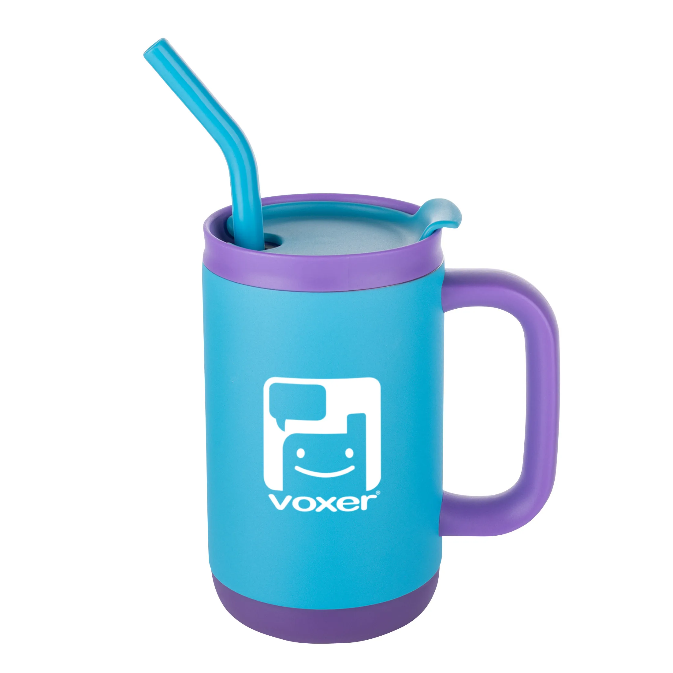 Abelia SS Sip & Twist Lid Mug w/Straw - 16oz