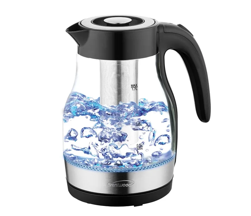 1.9 Quart Glass Kettle w/Tea Infuser