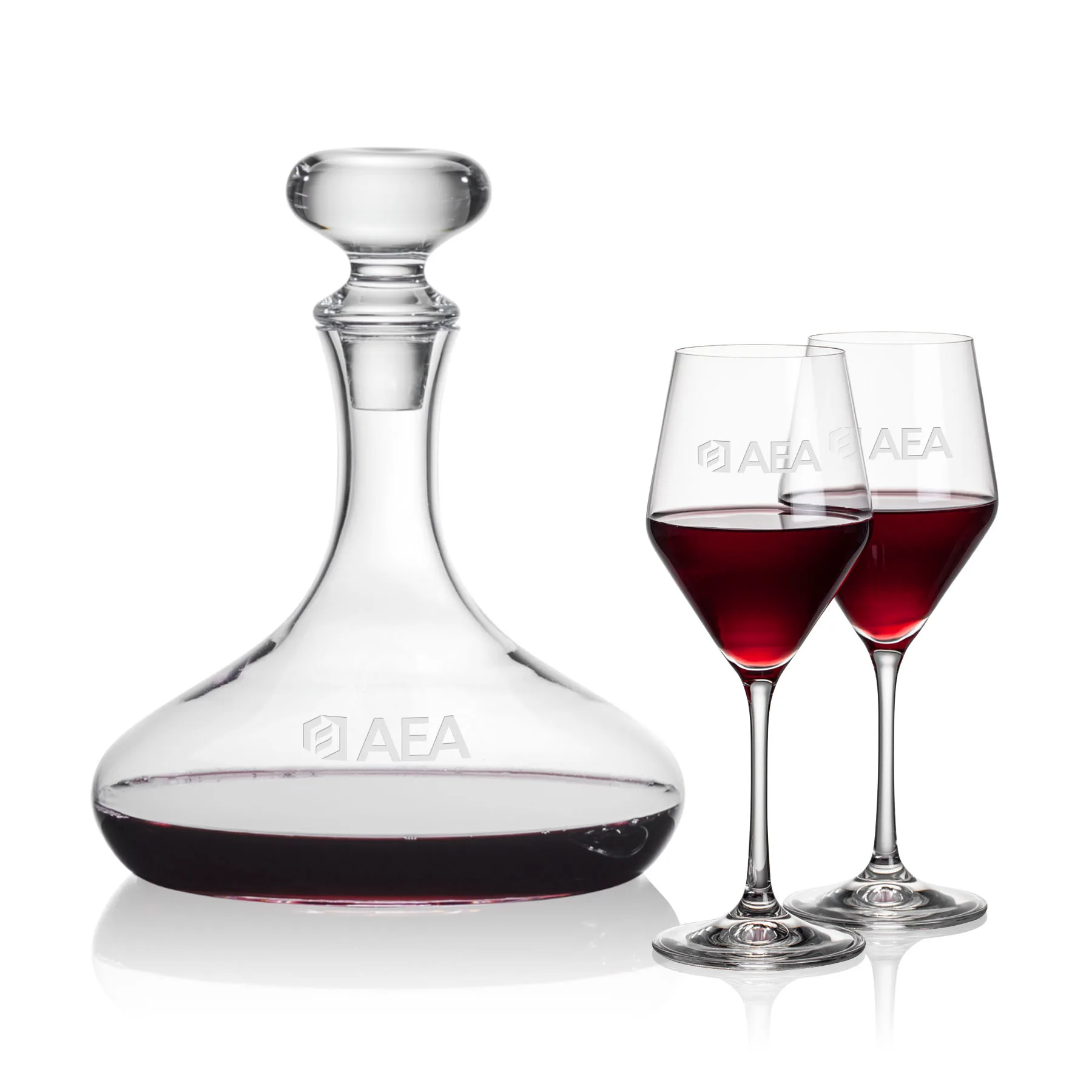 Decanter & 2 Wine
