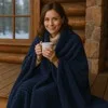 Bliss Striped Fleece Blanket