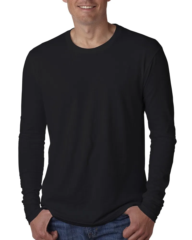 NEXT LEVEL APPAREL Men's Cotton Long-Sleeve Crew