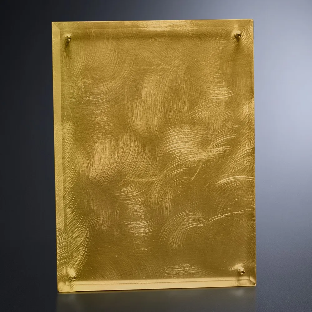 Gold Alloy Plaque 8" x 10" view 3