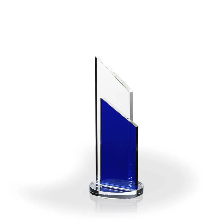 Blue Peak Crystal Award 10" view 2