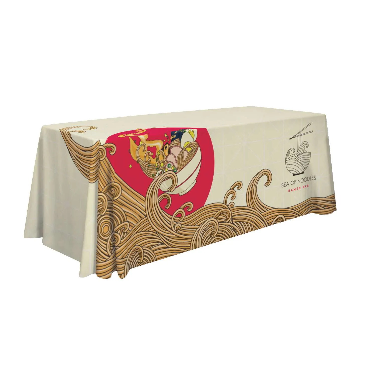 6' Standard Table Throw (Full-Color Full Bleed)