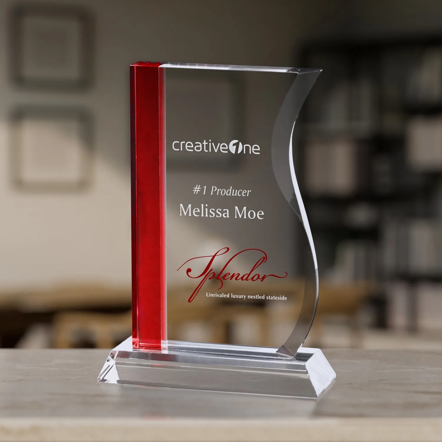 Saturn Ruby Award 8"