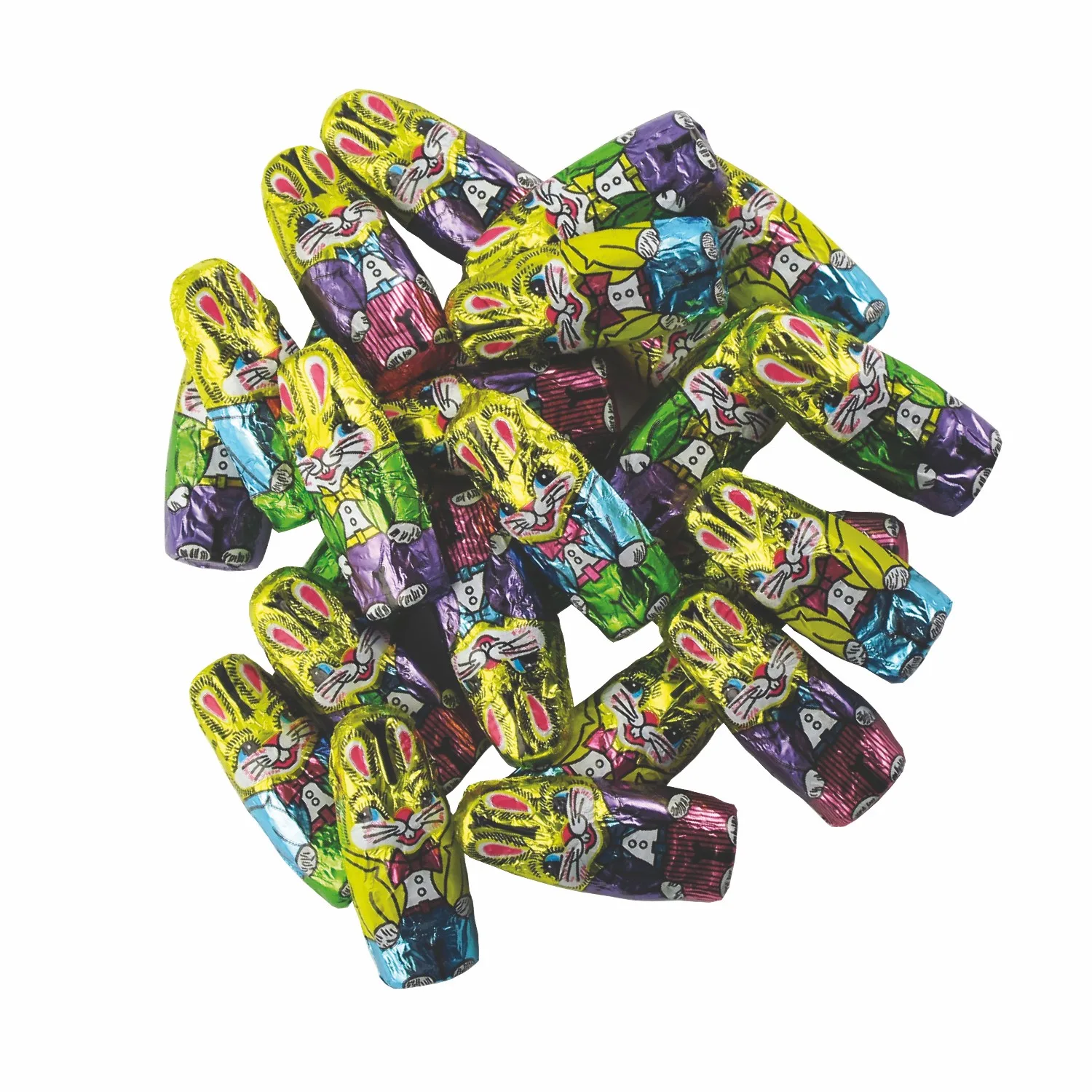 Wrapped Chocolate Bunnies - Bulk