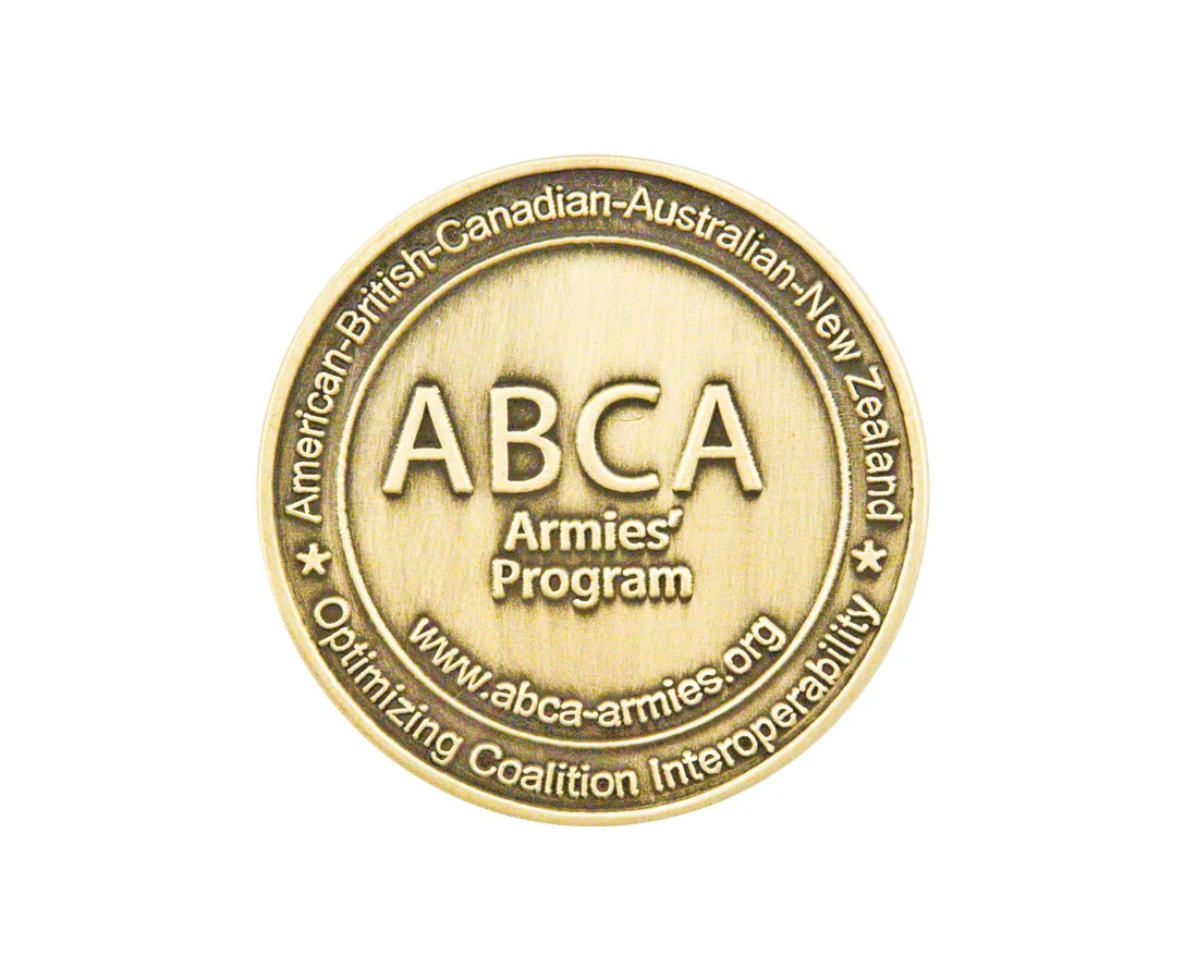 1.5" Challenge Coins - Zinc Core-Antique Gold Plating