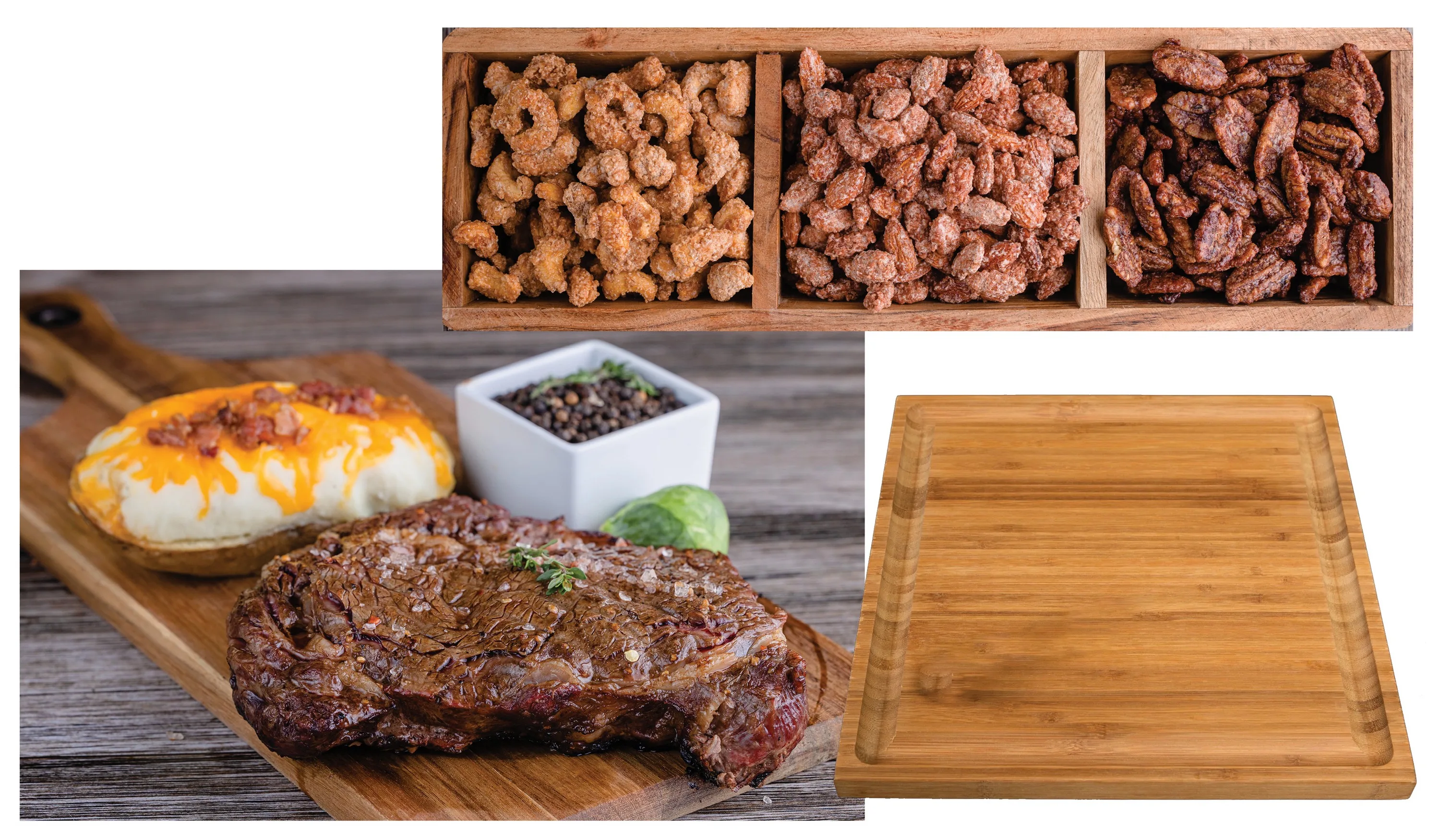 Echo Valley Meats - Ribeye & Twice Baked Potato w/Nut Trio view 2