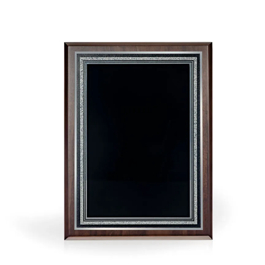 Weber Walnut Award Plaque, 9"x12" view 2