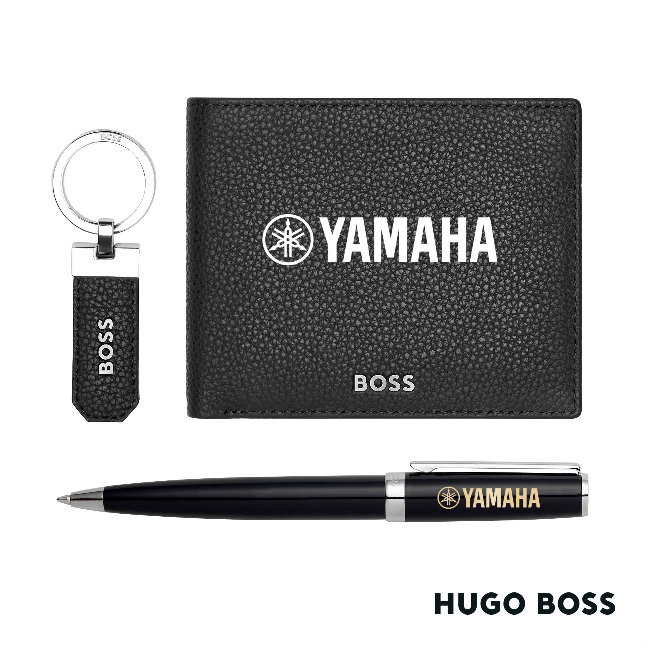 Hugo Boss® Ballpoint Pen, Key Ring & Wallet Set — Hugo Boss® Ballpoint Pen, Key Ring & Wallet Set