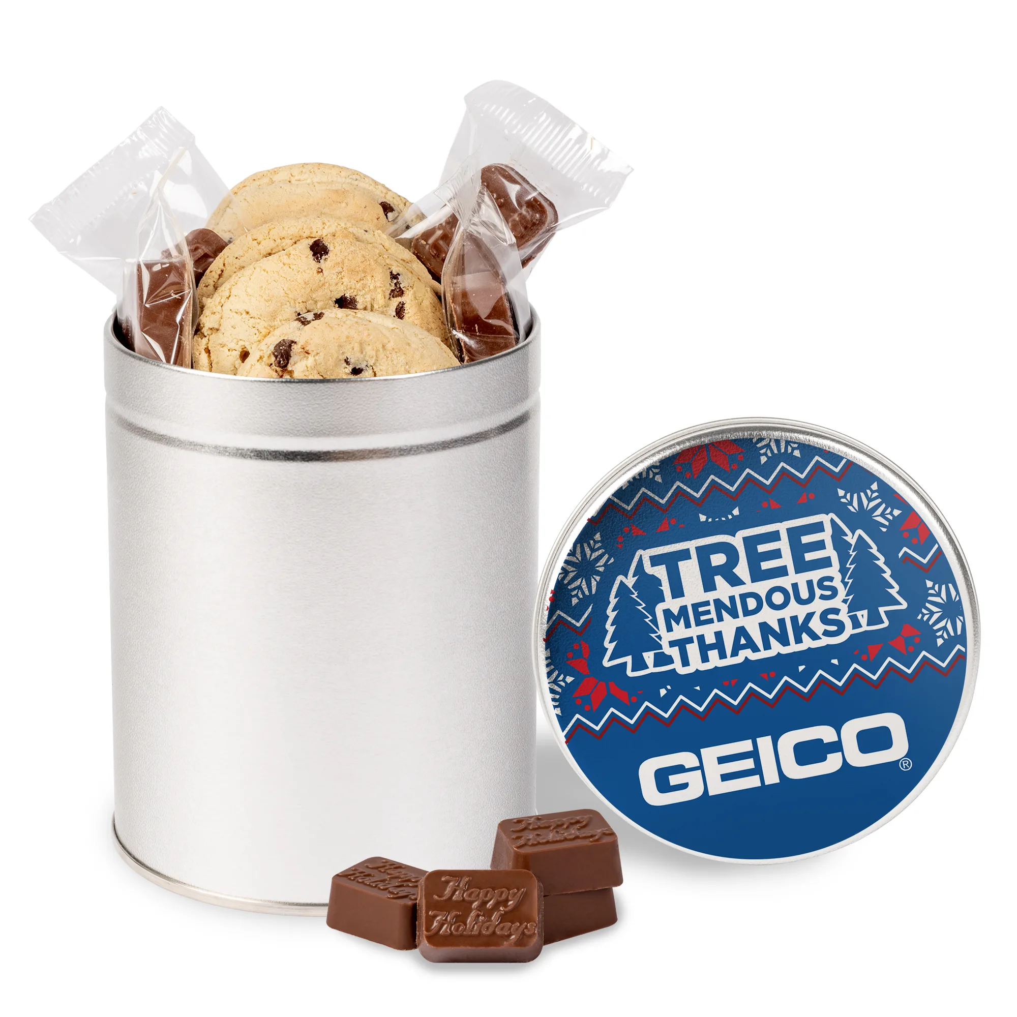 Molded Chocolate and Chocolate Chip Cookie Tin II view 2