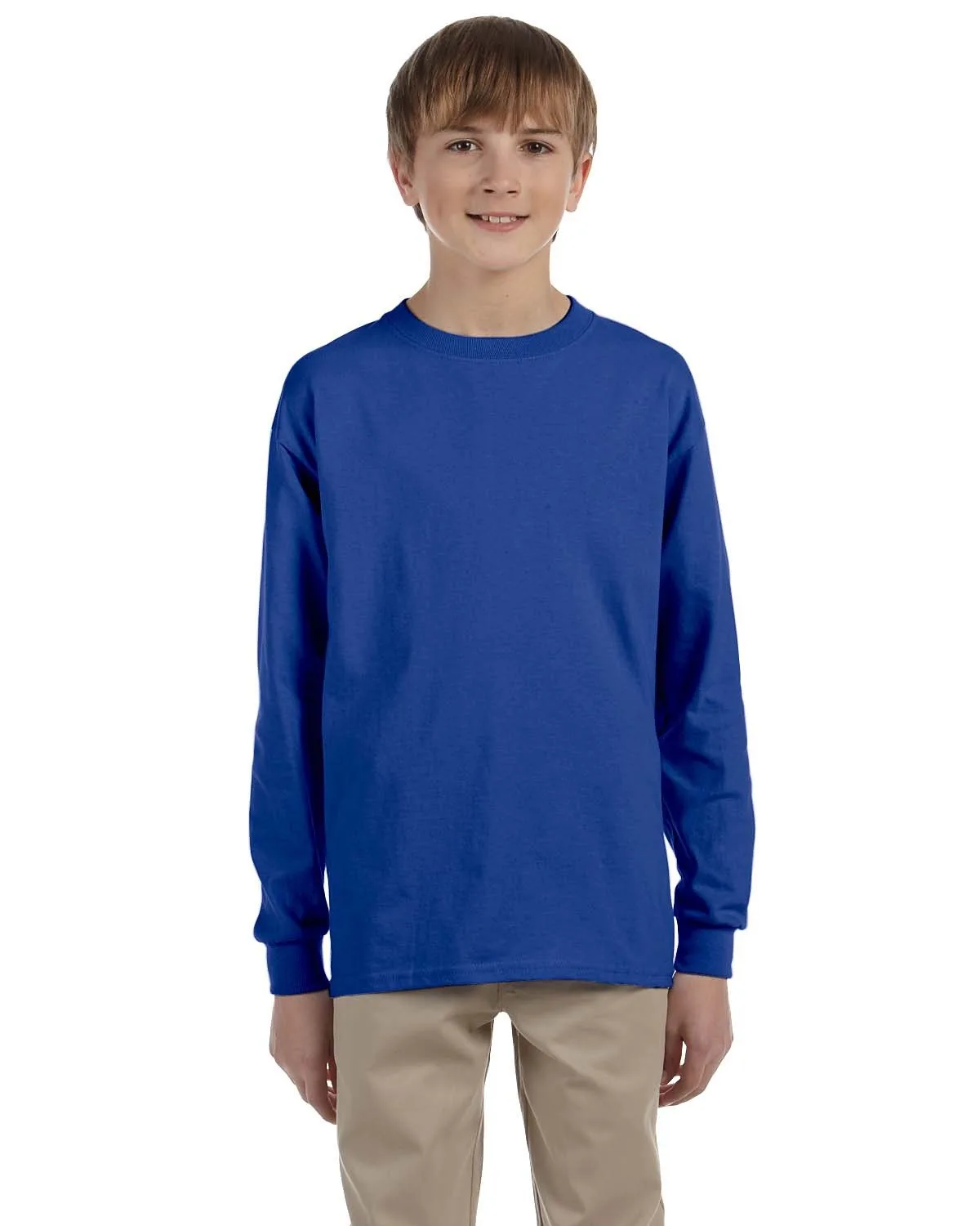 Jerzees Youth DRI-POWER® ACTIVE Long-Sleeve T-Shirt view 6