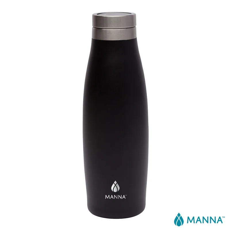 Manna 18 oz. Oasis Stainless Steel Water Bottle w/ Marble Lid view 2