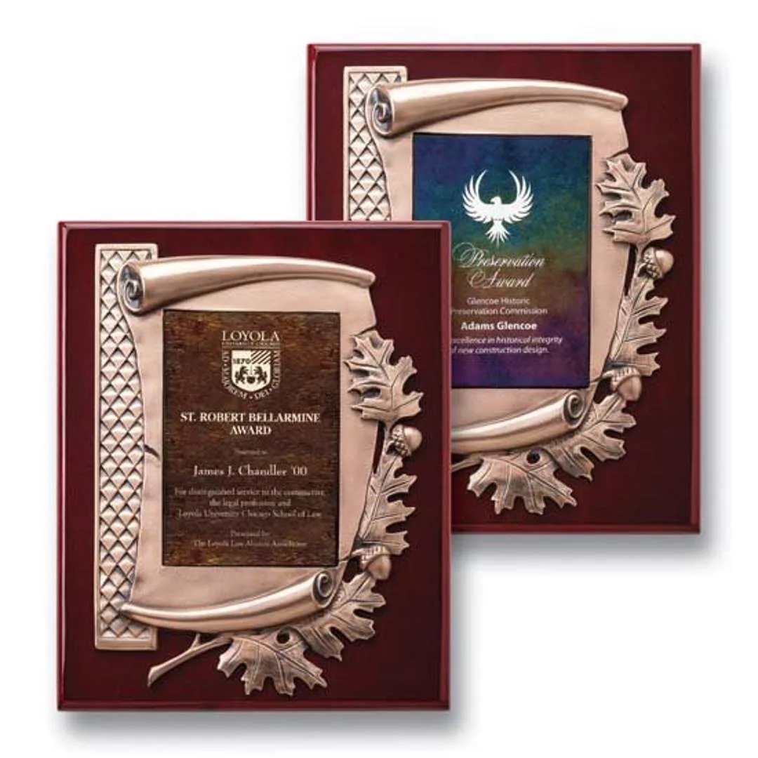Oak Leaf Plaque