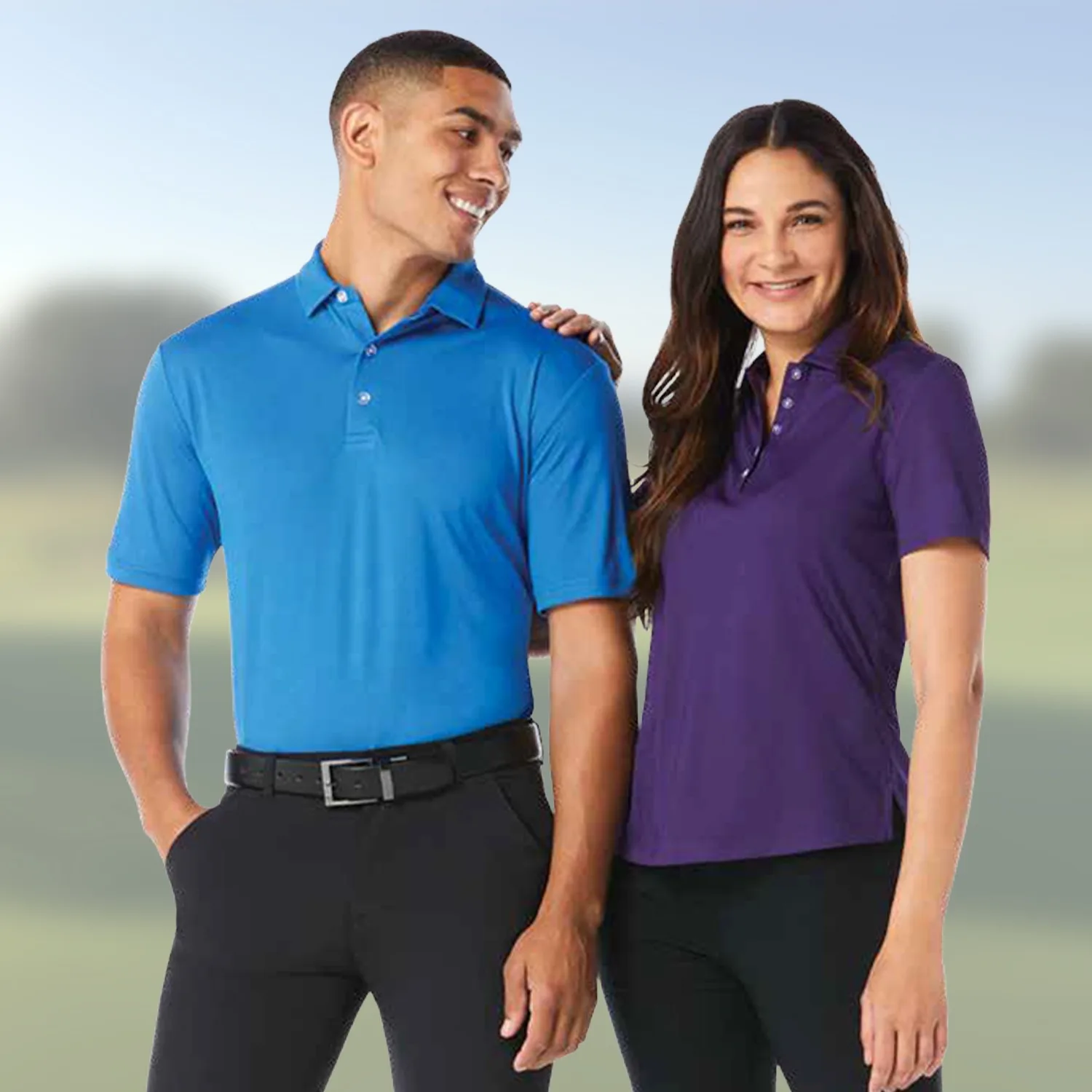 Callaway® Birdseye UPF 50+ Women's Cooling Polo Shirt with Custom Logo view 4