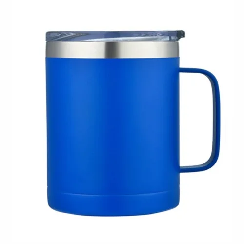 14oz double wall SS vacuum camping mug view 5