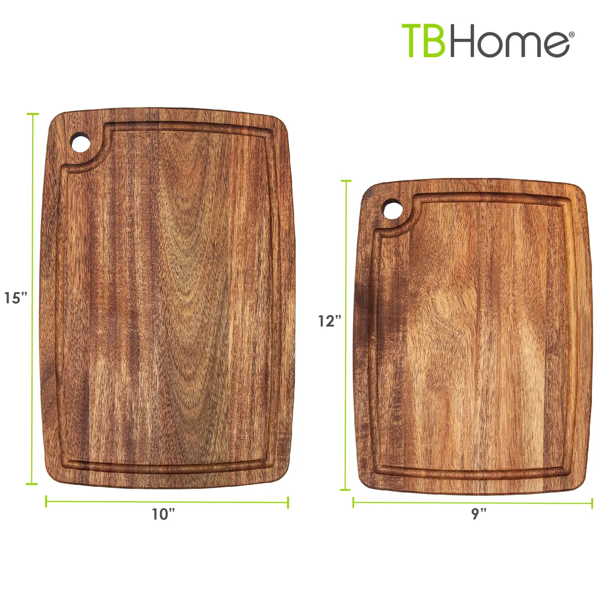 2-Piece Acacia Cutting Board Set view 2