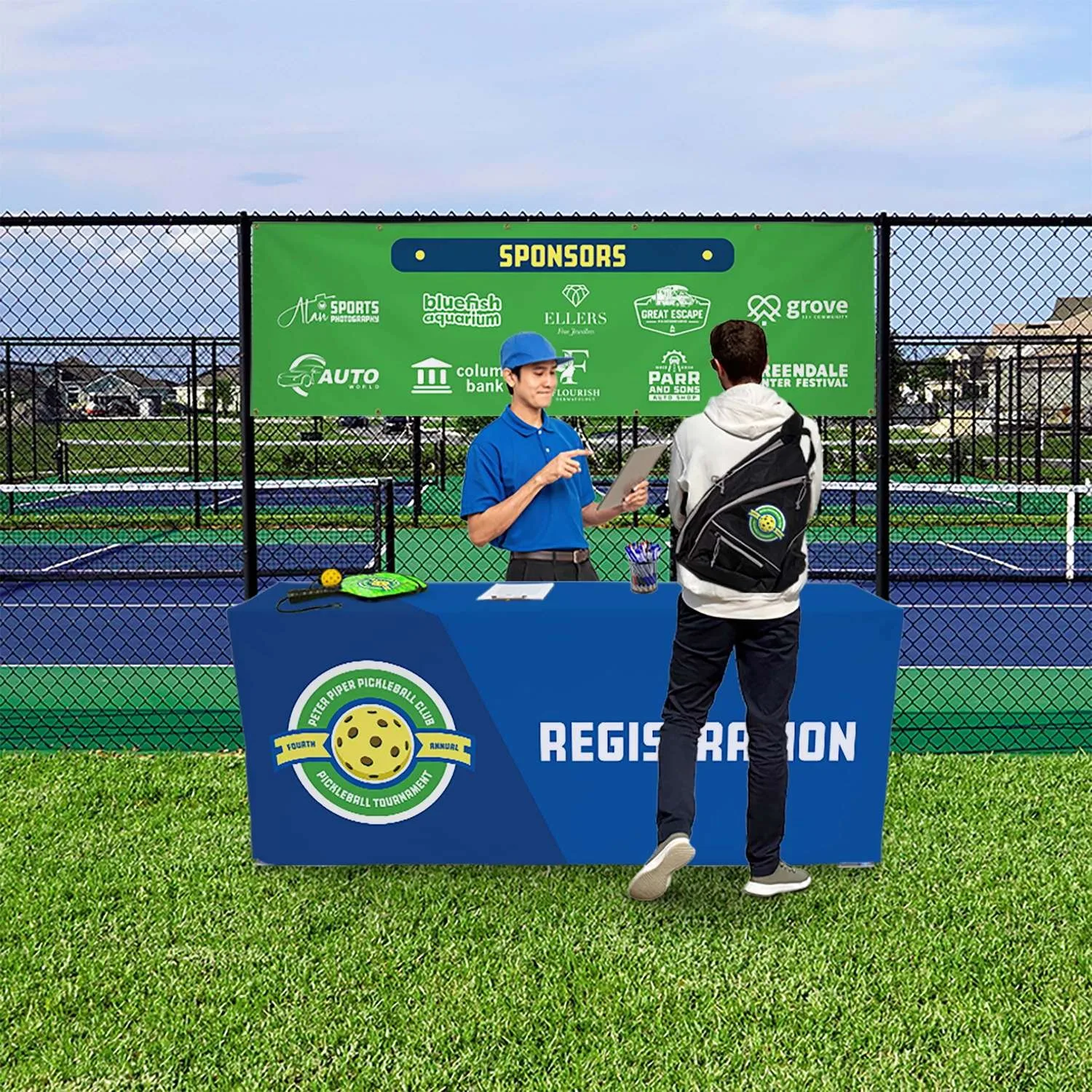 3' x 10' 9 oz. Mesh Vinyl Banner Single-Sided view 4