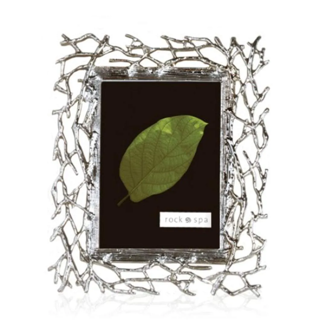 Twig Picture Frame - Antique Silver