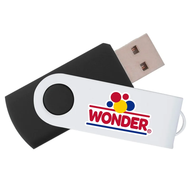 iClick® 3.0 White Swivel USB Flash Drive 32GB