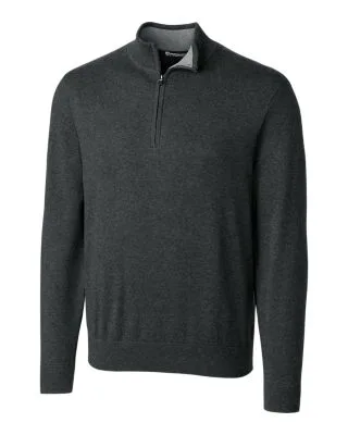 Cutter & Buck Lakemont Tri-Blend Mens Quarter Zip Pullover Sweater view 4