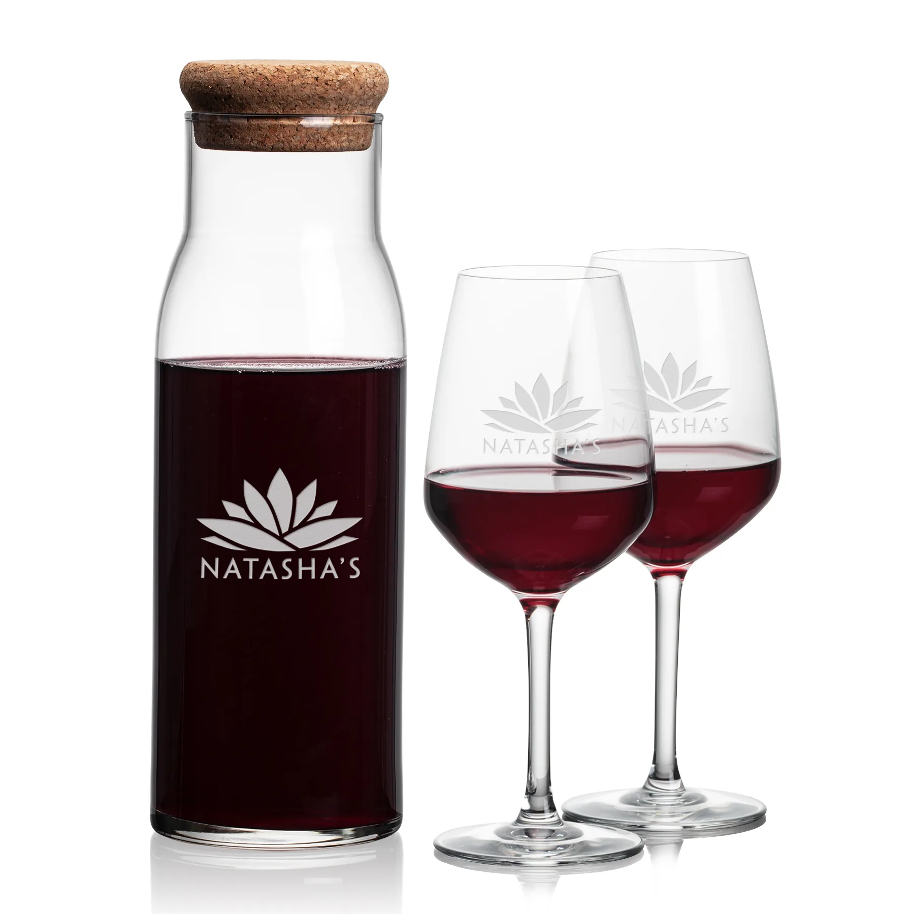 Carafe & 2 Wine