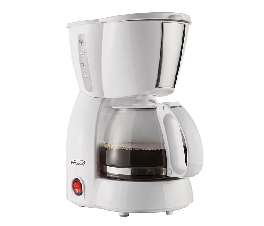 White 4 Cup Coffee Maker