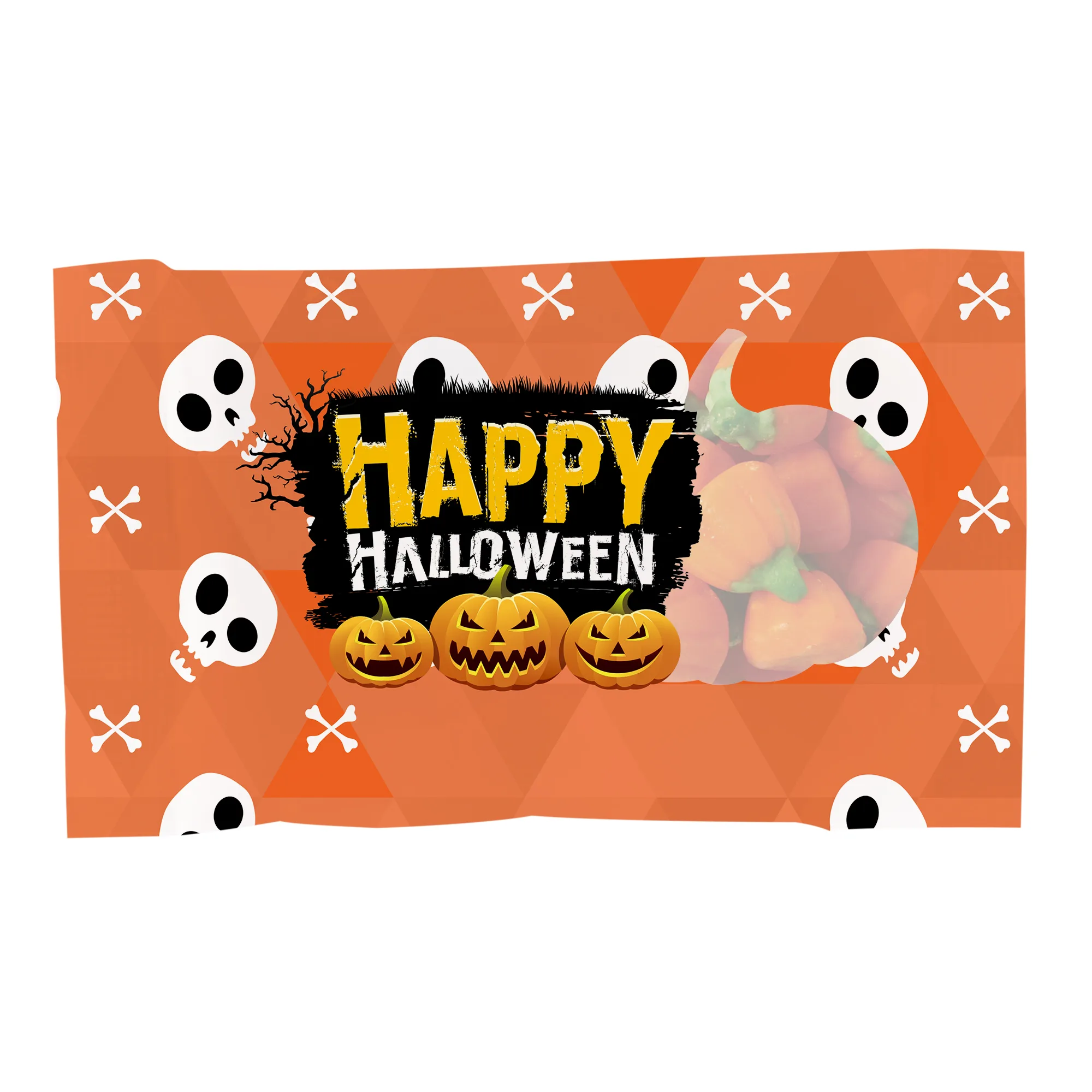 1 Oz. Full Color DigiBag™ with Mellocreme Pumpkins