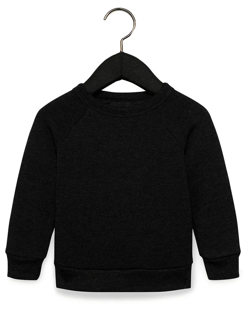 BELLA+CANVAS Toddler Sponge Fleece Raglan Sweatshirt
